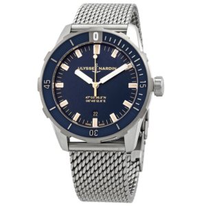 Ulysse Nardin Diver Automatic Blue Dial Mens Watch 8163-175-7MIL93 1