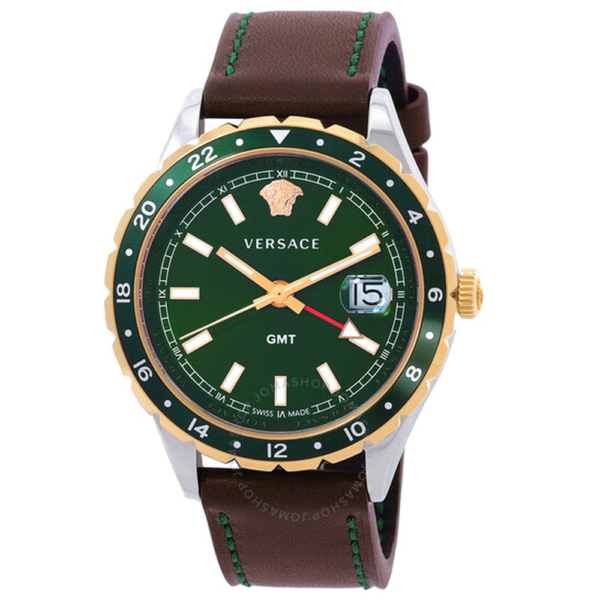 Versace Hellenyium Quartz Green Dial Mens Watch V11090017 1