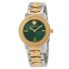 Versace V-Tribute Quartz Green Dial Two-Tone Ladies Watch VE2P00522 1