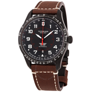 Victorinox Airboss Automatic Black Dial Mens Watch 241886 1