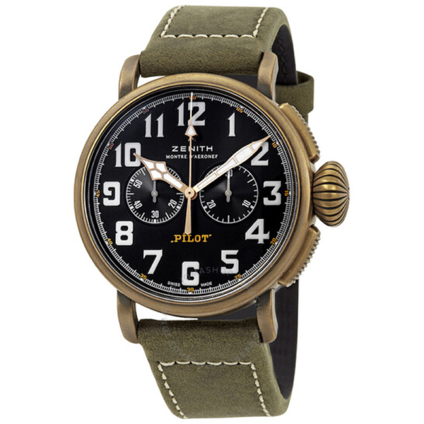 Zenith Pilot Bronze Chronograph Automatic Mens Watch 29.2430.406921.C800 1