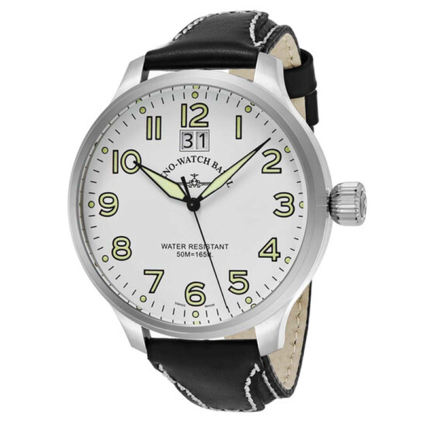 Zeno Sos Quartz White Dial Mens Watch 6221-7003-A2 1