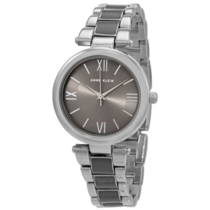 Anne Klein Quartz Grey Dial Ladies Watch AK3041GYSV 1