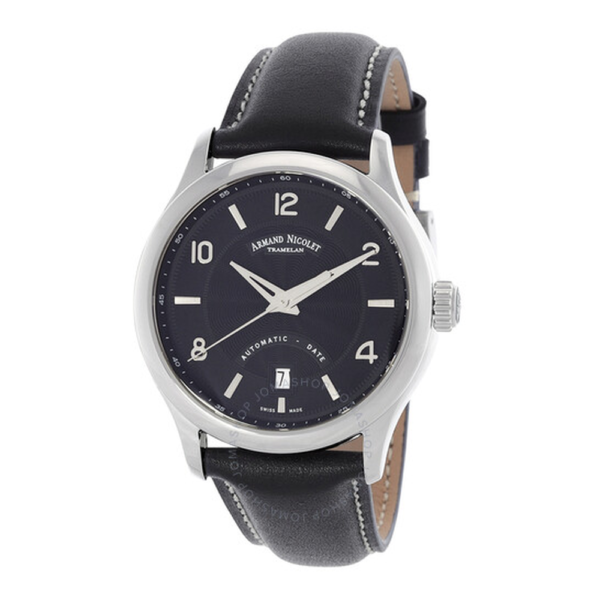 Armand Nicolet Automatic Black Dial Mens Watch A840AAA-NR-P140NR2 1