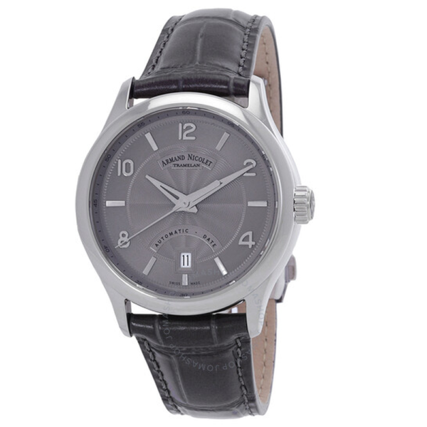 Armand Nicolet M02-4 Automatic Grey Dial Mens Watch A840AAA-GR-P840GR2 1