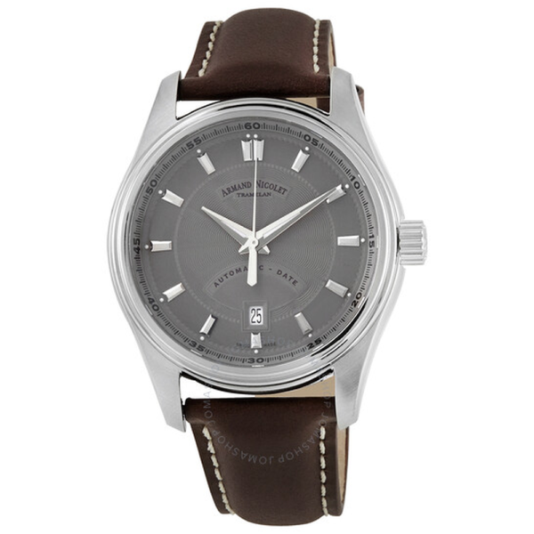 Armand Nicolet MH2 Automatic Grey Dial Mens Watch A640A-GR-P140MR2 1