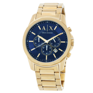 Armani Exchange Chronograph Quartz Blue Dial Mens Watch AX7151SET 1