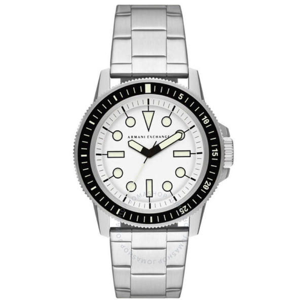 Armani Exchange Classic Quartz White Dial Mens Watch AX1853 1