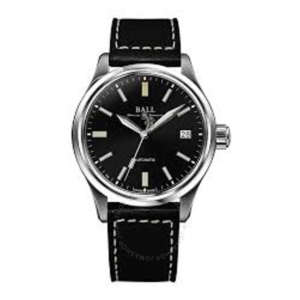 Ball Trainmaster Automatic Black Dial Mens Watch NM1038D-LEA-BK 1