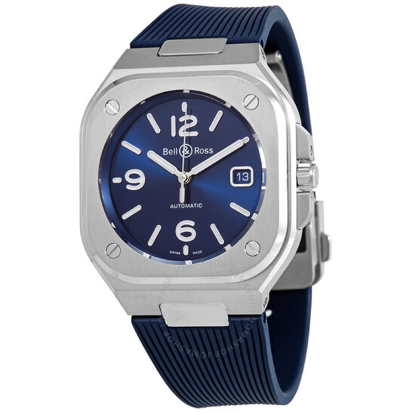 Bell and Ross Automatic Blue Dial Mens Watch BR05A-BLU-STSRB 1