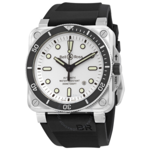 Bell and Ross Automatic White Dial Mens Watch BR0392-D-WH-STSRB 1