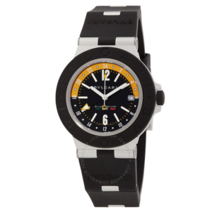 Bvlgari Aluminium Automatic Black Dial Mens Watch 103702 1