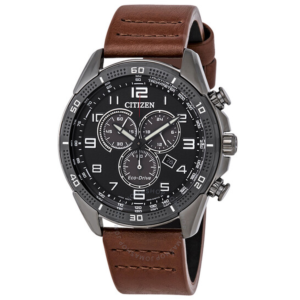 Citizen AR Eco-Drive Chronograph Black Dial Mens Watch AT2447-01E 1