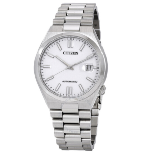 Citizen Automatic White Dial Stainless Steel Mens Watch NJ0150-81A 1