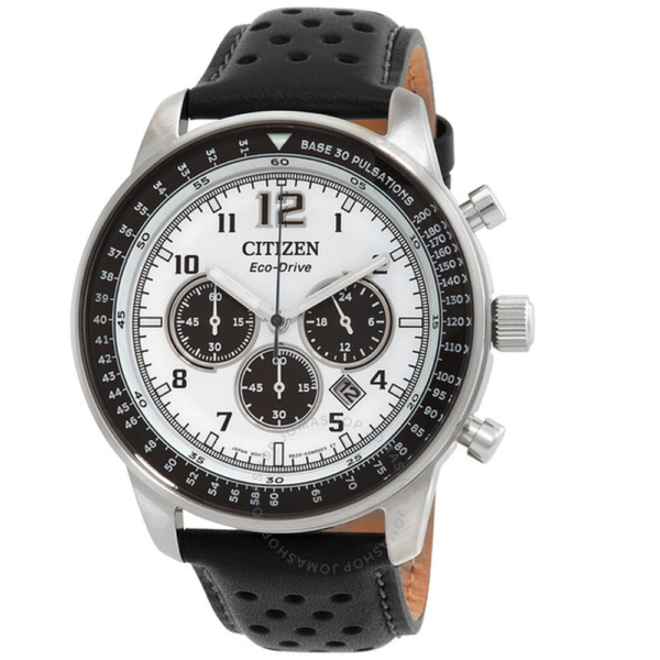 Citizen Chronograph Eco-Drive White Dial Mens Watch CA4500-32A 1