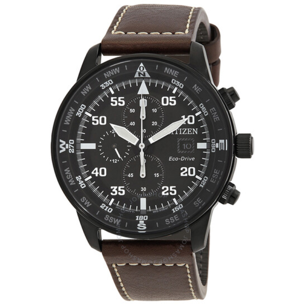 Citizen Eco-Drive Chronograph Black Dial Mens Watch CA0695-17E 1