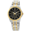 Citizen Quartz Black Dial Mens Two-tone Watch AG8348-56E 1