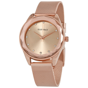 Ellen Tracy Quartz Rose Gold Dial Ladies Watch ET5180RG 1