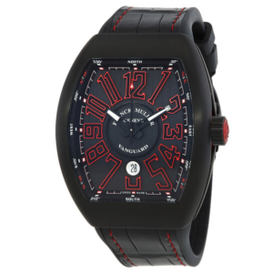 Franck Muller Vanguard Automatic Black Dial Mens Watch 45SCBLKBLKRED 1