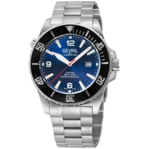 Gevril Canal Street Automatic Blue Dial Mens Watch 46601B 1