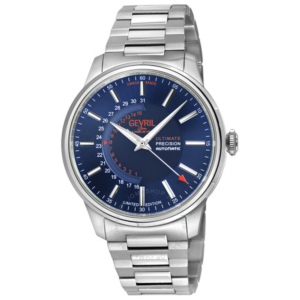 Gevril Guggenheim Automatic Blue Dial Mens Watch 49201B 1