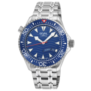 Gevril Hudson Yards Automatic Blue Dial Mens Watch 48831B 1