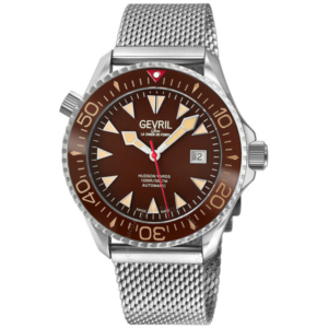 Gevril Hudson Yards Automatic Brown Dial Mens Watch 48848B 1