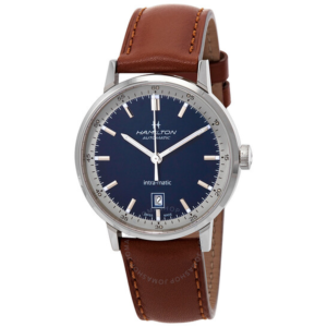 Hamilton American Classic Automatic Blue Dial Mens Watch H38425540 1