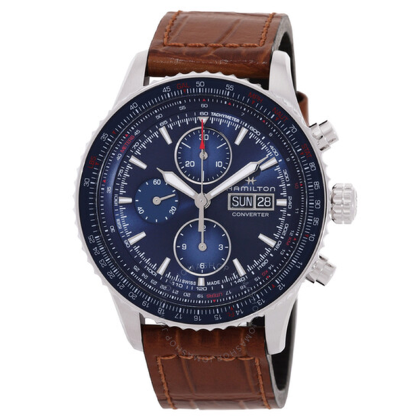 Hamilton Khaki Aviation Chronograph Automatic Blue Dial Watch H76746540 1