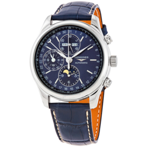 Longines Master Chronograph Automatic Blue Dial Mens Watch L27734920 1