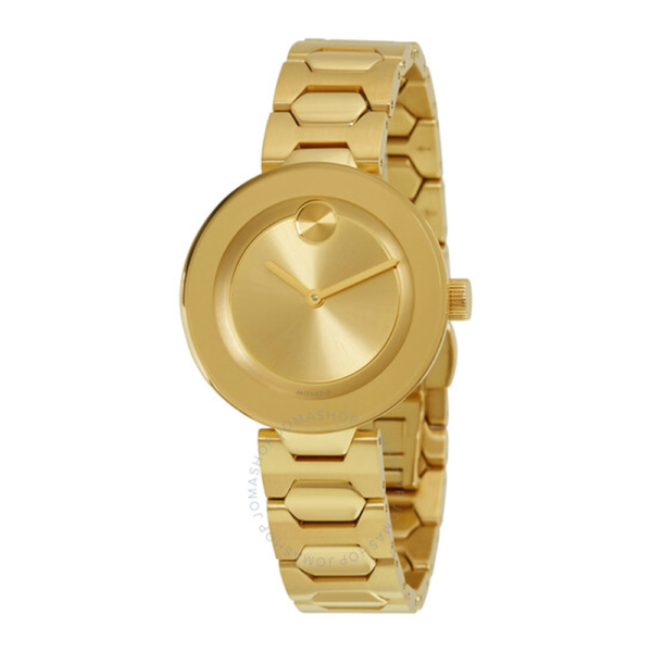 Movado Bold Gold Dial Ladies Watch 3600382 1