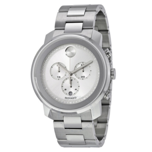 Movado Bold Silver Dial Stainless Steel Mens Watch 3600276 1