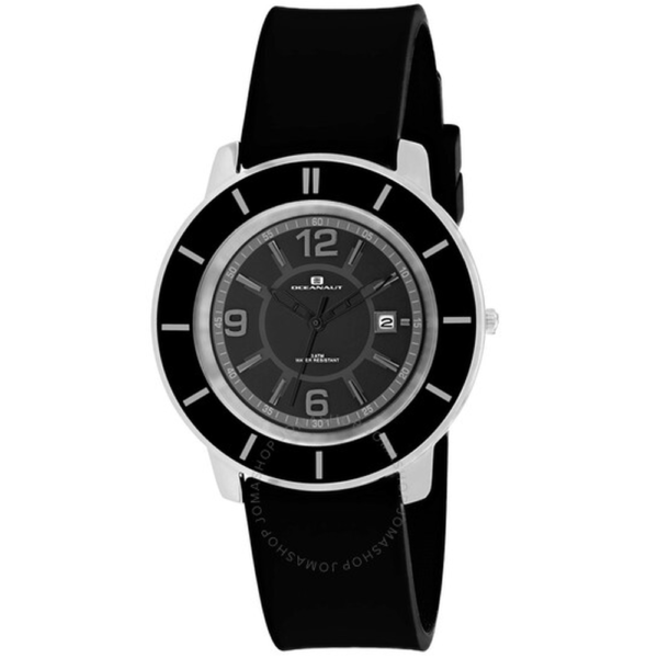 Oceanaut Satin Quartz Black Dial Ladies Watch OC0811 1