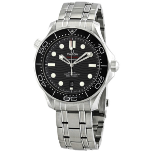 Omega Seamaster Automatic Chronometer Black Dial Mens Watch 210.30.42.20.01.001 1