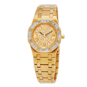 Pre-Owned Audemars Piguet Gold Royal Oak Ladies Watch 66464BA 1