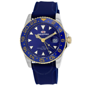 Seapro Agent Quartz Blue Dial Mens Watch SP0124 1