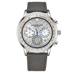 Stuhrling Original Monaco Silver Dial Mens Watch M15888 1