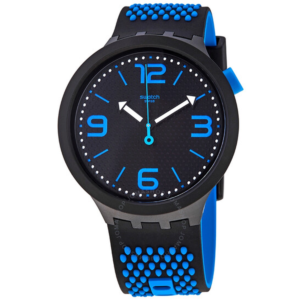 Swatch BBBlue Quartz Black Dial Mens Watch SO27B101 1