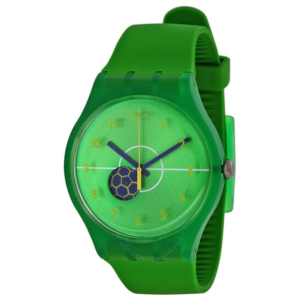 Swatch Entusiasmo Green Dial Unisex Watch SUOZ175 1