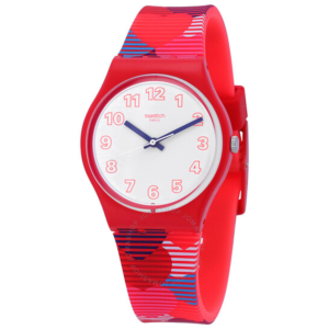 Swatch Heart Lots Quartz White Dial Ladies Watch GR182 1