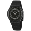 Swatch INTERCYDERAL Quartz Black Dial Mens Watch SUOB178 1