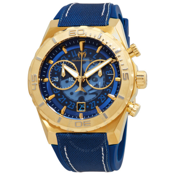 Technomarine Reef Chronograph Quartz Blue Dial Mens Watch TM-519009 1