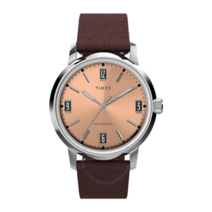 Timex Marlin Automatic Salmon Dial Mens Watch TW2W33800 1