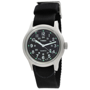 Timex Military Quartz Black Dial Ladies Watch TW2R73000 1