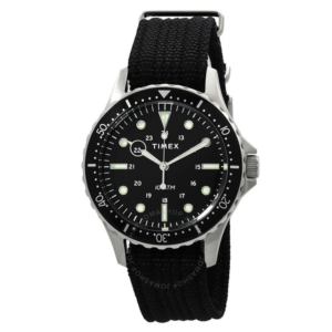 Timex Navi XL Quartz Black Dial Mens Watch TW2T75600 1