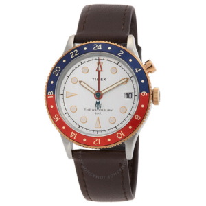 Timex Waterbury Traditional GMT Pepsi Quartz Mens Watch TW2U99100 1