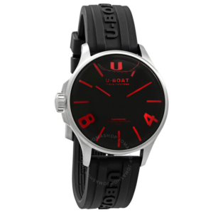 U-Boat Capsoil Darkmoon Quartz Red Dial Mens Watch 9305 1