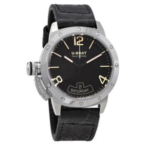 U-Boat Lefty Classico Automatic Black Dial Mens Watch 8890 1