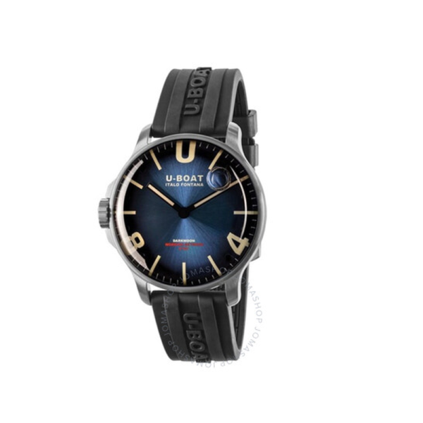 U-Boat Lefty Darkmoon Quartz Blue Dial Mens Watch 8704 1