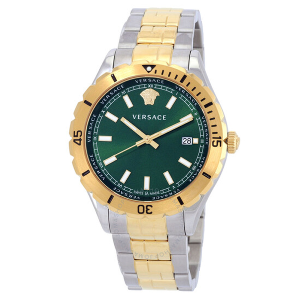 Versace Hellenyium Quartz Green Dial Mens Watch VE3A00720 1